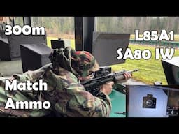 L85A1 SA80 IW At 300m With Match Ammo! + SUSAT Return To Zero Test