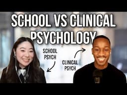 SCHOOL VS CLINICAL PSYCHOLOGY | similarities and differences (feat. @philsguidetopsyd )