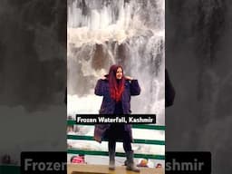 Frozen Waterfall in KASHMIR | Drung Waterfall