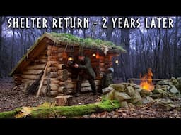 Bushcraft Shelter Overnighter - Return after 2 Years