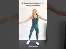 Osteoporosis Exercises To Strengthen Bones (TOTAL BODY)  #carolinejordan