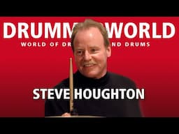 Steve Houghton DRUM LESSON: A nice SAMBA Groove: Gentle Rain - #stevehoughton  #drummerworld