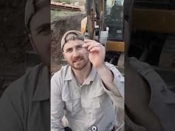 Excavator Couldn't Move This Huge Granite Boulder