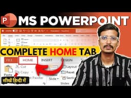 MS PowerPoint Tutorial for Beginners - Home Tab Complete Tutorial #powerpoint