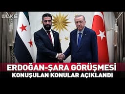 Erdoğan ve Şara Görüşmesindeki PYD Detayı Ortaya Çıktı #haber