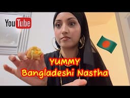 Eating BANGLADESHI SNACKS at my Friends House #dailyvlogs