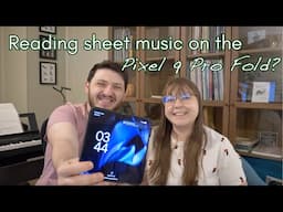 Pixel 9 Pro Fold for Musicians | Can you read sheet music on it???