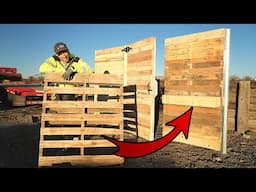 I Entered A Pallet Fence Contest As A Joke… And Won