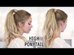 High Ponytail with Clip-in Hair Extensions | How to attach for natural results