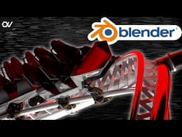 Roller Coasters in Blender are kinda Beautiful....