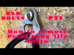 REBOLTING SERIES: PETZL LONG LIFE BOLT REMOVAL: PART 1