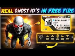 Real Ghost Ids 😱 - Searching Horror and Haunted ids in Free Fire - Garena Free fire