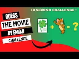 Guess The Movies By Emoji Challenge 🔥 | 10 Second Challenge|