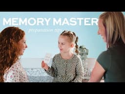 Memory Master Preparation Tips