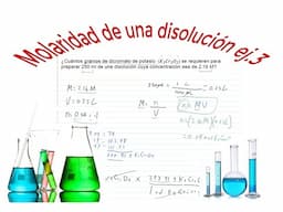 Calcular la molaridad de una disolución ej.3