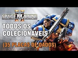 Warhammer 40,000 Space Marine 2 Todos os Colecionáveis (Placas de Dados)