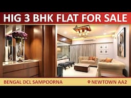 1860 sq ft 3 BHK HIG flat with independent parking at Bengal DCL Sampoorna | Newtown AA2