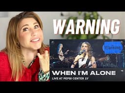 Stage Presence coach reacts WARNING When I'm Alone