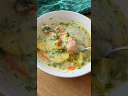 Lachs Suppe lecker für alle 👌