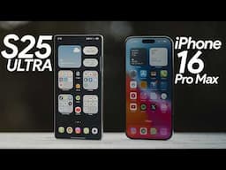 Samsung Galaxy S25 UItra vs iPhone 16 Pro Max, ¿el mejor móvil del momento?