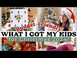 🎁WHAT I GOT MY KIDS FOR CHRISTMAS 2024! | affordable gift ideas for boys & girls | under $10 $20 $50