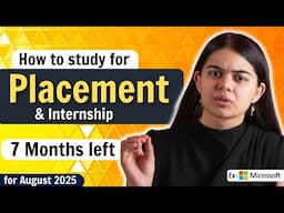 Placement & Internship Strategy for last 7-8 months | August 2025 onwards season