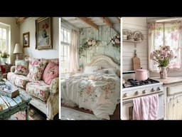 Timeless Shabby Chic Cottage: Soft Pastels and Romantic Florals for a Cozy Home