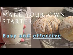 How to make sourdough starter - step by step guide