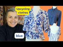 Upcycling clothes for beginners (Episode one the blue one!)