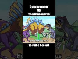 Jurassic World Dinosaur Concavenator VS Therizinosaurus hybrid Comparison #animation