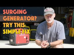 Simple Fix for a Surging Honda Generator