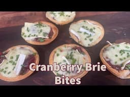 Cranberry Brie Bites ~ Mini Cranberry Tartlets ~ Appetizer