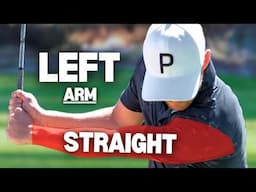 How To Keep You LEFT ARM STRAIGHT Without Forcing It!