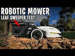 TESTING THE NEW YUKA SWEEPER!! ROBOT LAWN MOWER by Mammotion