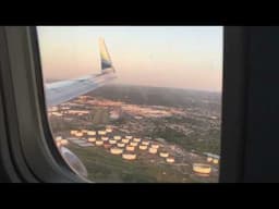 Alaska Airlines 737-800 sunrise landing at Newark Liberty International Airport