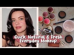 Quick, Fresh & Natural Everyday Makeup Look! | Julia Adams