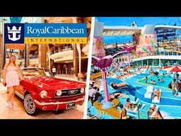 Royal Caribbean - Wonder Of The Seas DAY 2 - FULL Ship Tour & 80's Party!