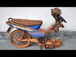 Full Restoration Honda Wave Alpha 100CC | Restoration Old Abadoned Motorcycle