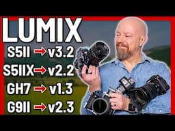 LUMIX Firmware Updates S5II, S5IIX, GH7, G9II — January 2025