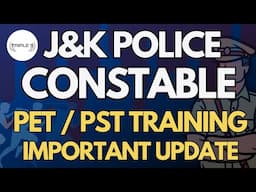 J&K Police Constable PET / PST Training with Triple S || Important Update