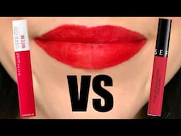 Maybelline Superstay Matte Ink Lip Color VS Sephora Cream Lip Stain || Best Red Liquid Lipstick?