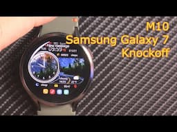 M10 Watch 7 Smartwatch | Fake Samsung Galaxy Watch 7 knockoff blood glucose sugar SPO2 BP AOD Sleep