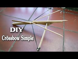 How to make crossbow and arrows from bamboo and Wood | Bamboo craft idea