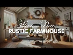 Rustic Farmhouse Cosy Winter Decorating Tips with 100+ ideas