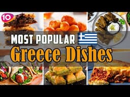 Top 10 Most Popular Foods in Greece, Must Try Greek Dishes & Traditional Cuisine! Athens Street Food