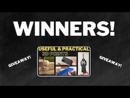 GIVEAWAY #7 Winners! - 11 USEFUL Things to 3D Print