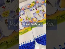 Produção do dia #artesanato #panodeprato #croche #music