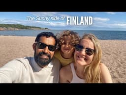 A day in the sunniest town in Finland, Hanko - our Finnish Indian family holiday