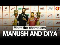 Meet the National Table Tennis Champions - Manush Shah and Diya Chitale