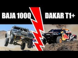 BAJA 1000 Trophy Truck vs. DAKAR T1+ Vehicle - Technical Analysis